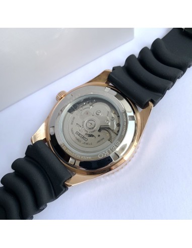 reloj automático hombre Seiko 5 Sports SRPB96J1 44mm 100m WR Hecho en Japón correa de goma