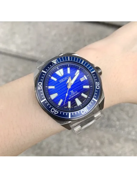 reloj de buceo automático hombre Seiko Prospex Samurai Save the Ocean SRPC93J1 Hecho en Japón 44mm 200m