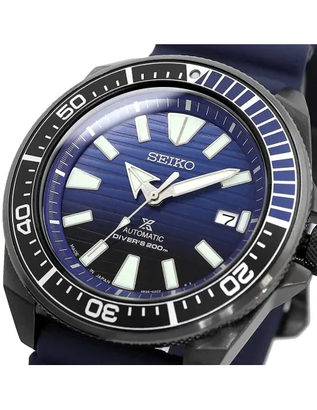 reloj de buceo automático hombre Seiko Prospex Samurai Save the Ocean SRPD09J1  Hecho en Japón 43.8mm 200m