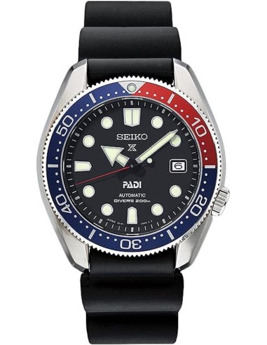 reloj buceo automático hombre Seiko Prospex Marinemaster PADI SPB087J1 44mm 200m WR cristal de zafiro