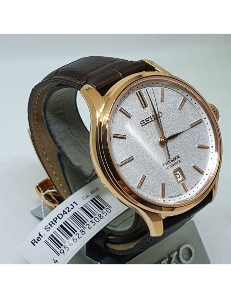 reloj automático hombre Seiko Presage Japanese Zen Garden SRPD42J1 41.7mm cristal de zafiro doble curvatura