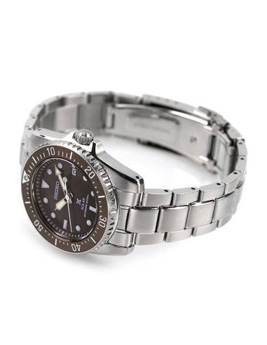 reloj de buceo hombre solar Seiko Solar Prospex SNE571P1 38.5mm 200m WR cristal de zafiro Lumibrite