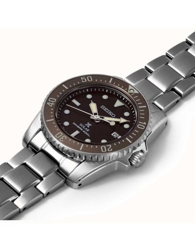 reloj de buceo hombre solar Seiko Solar Prospex SNE571P1 38.5mm 200m WR cristal de zafiro Lumibrite