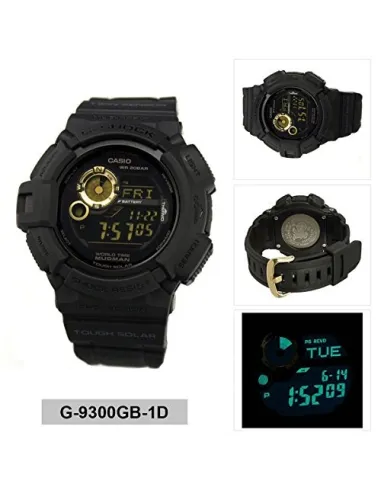 Casio G-SHOCK MUDMAN G-9300GB-1 Tough Solar 200m WR resistente a los golpes resistente al barro
