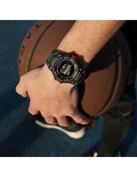 Casio G-SHOCK G-SQUAD GBD-100-1 Smartphone Link/App Power Trainer resistente a los golpes 200m WR