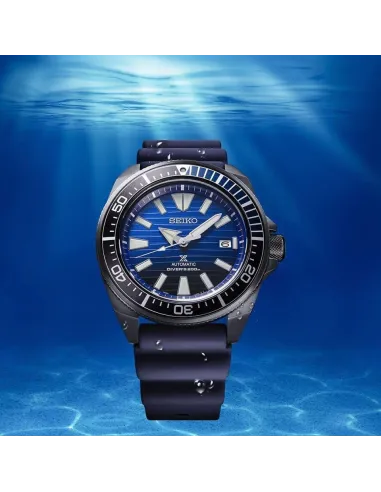 reloj de buceo automático hombre Seiko Prospex Samurai Save the Ocean SRPD09J1  Hecho en Japón 43.8mm 200m