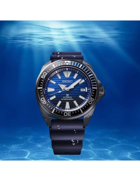 reloj de buceo automático hombre Seiko Prospex Samurai Save the Ocean SRPD09J1  Hecho en Japón 43.8mm 200m