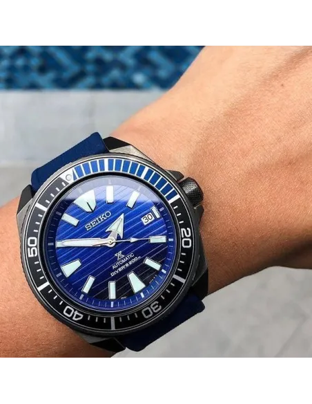 reloj de buceo automático hombre Seiko Prospex Samurai Save the Ocean SRPD09J1  Hecho en Japón 43.8mm 200m