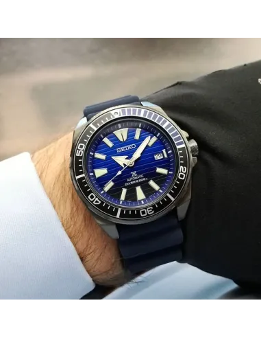 reloj de buceo automático hombre Seiko Prospex Samurai Save the Ocean SRPD09J1  Hecho en Japón 43.8mm 200m