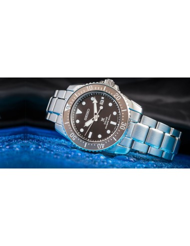 reloj de buceo hombre solar Seiko Solar Prospex SNE571P1 38.5mm 200m WR cristal de zafiro Lumibrite