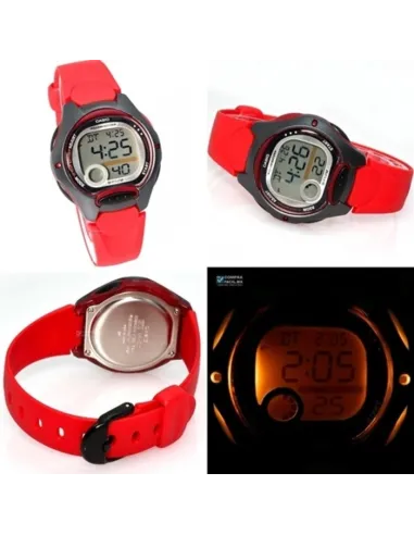 Reloj mujer Casio digital sport LW-200-4A cronografo multi - led -resina - water resist
