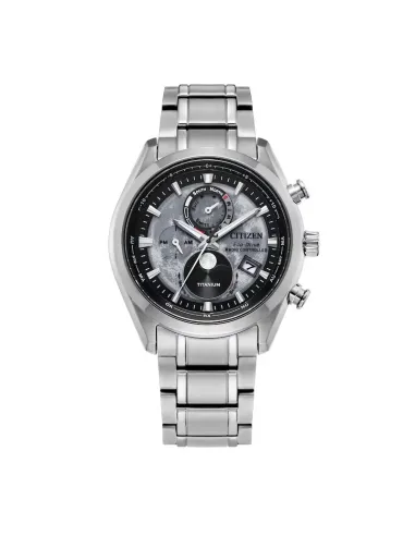 reloj hombre Citizen  Tsuki-yomi Moon Phase  BY1010-57H 43mm Sport Luxury Super Titanium™ Radio Controlled