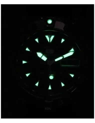 reloj automático hombre Seiko 5 Sports  SNZB33J2 43mm HECHO EN JAPÓN 100m WR correa de silicona