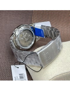 reloj automático hombre Seiko 5 SNKE53J1 Hecho en Japón 38mm 30m WR correa de acero 2