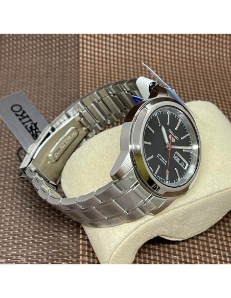 reloj automático hombre Seiko 5 SNKE53J1 Hecho en Japón 38mm 30m WR correa de acero