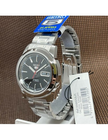 reloj automático hombre Seiko 5 SNKE53J1 Hecho en Japón 38mm 30m WR correa de acero