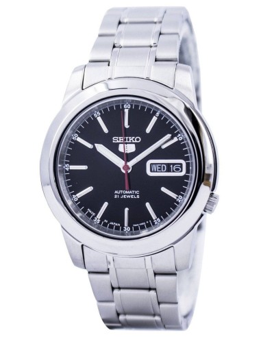reloj automático hombre Seiko 5 SNKE53J1 Hecho en Japón 38mm 30m WR correa de acero