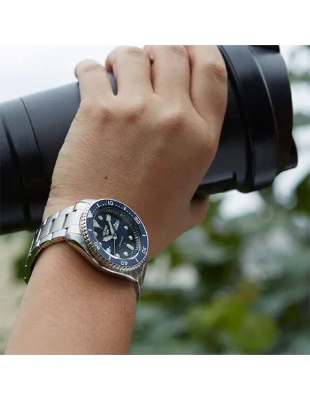 Seiko SKX Style SBSA001 MADE IN JAPAN JDM 42.5MM 100M WR ENGLISH-KANJI correa de acero JDM