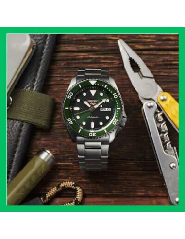 Seiko SKX Style SBSA013 MADE IN JAPAN JDM 42.5MM 100M WR ENGLISH-KANJI correa de acero JDM