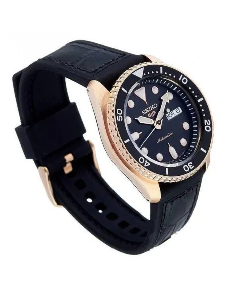 Seiko SKX Style SBSA028 MADE IN JAPAN JDM 42.5MM 100M WR ENGLISH-KANJI correa de cuero JDM