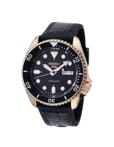 Seiko SKX Style SBSA028 MADE IN JAPAN JDM 42.5MM 100M WR ENGLISH-KANJI correa de cuero JDM