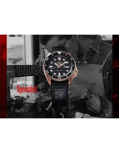 Seiko SKX Style SBSA028 MADE IN JAPAN JDM 42.5MM 100M WR ENGLISH-KANJI correa de cuero JDM
