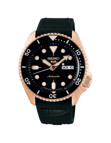 Seiko SKX Style SBSA028 MADE IN JAPAN JDM 42.5MM 100M WR ENGLISH-KANJI correa de cuero JDM