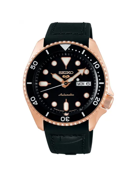 Seiko SKX Style SBSA028 MADE IN JAPAN JDM 42.5MM 100M WR ENGLISH-KANJI correa de cuero JDM