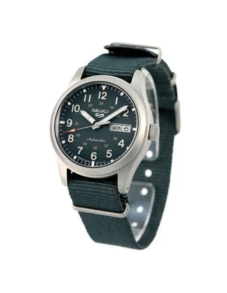 Seiko 5 Sports SBSA115  MADE IN JAPAN JDM 39,4mm 100M WR ENGLISH-KANJI correa de tela JDM