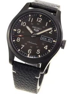 Seiko 5 Sports SBSA121 MADE IN JAPAN JDM 39,4mm 100M WR ENGLISH-KANJI correa de cuero JDM 2