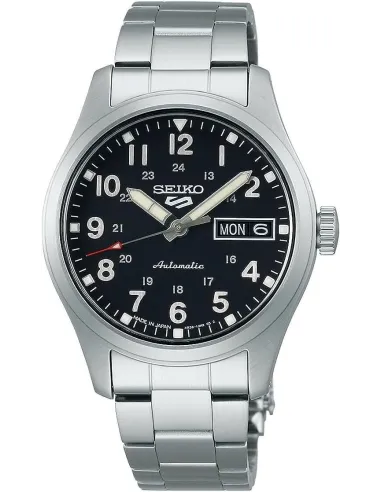 Seiko 5 Sports SBSA197 MADE IN JAPAN JDM  36.4MM 100M WR correa de acero JDM