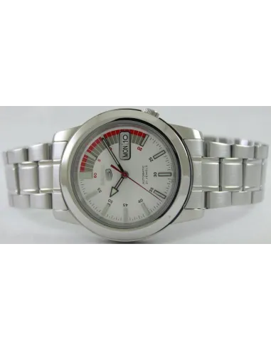reloj automático hombre Seiko 5 SNKK25K1 37mm 30m WR correa de acero