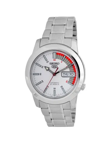 reloj automático hombre Seiko 5 SNKK25K1 37mm 30m WR correa de acero