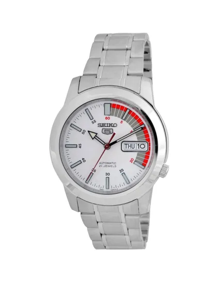 reloj automático hombre Seiko 5 SNKK25K1 37mm 30m WR correa de acero