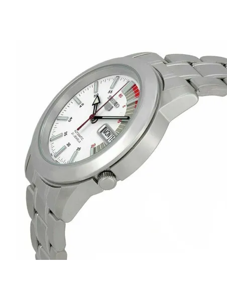 reloj automático hombre Seiko 5 SNKK25K1 37mm 30m WR correa de acero