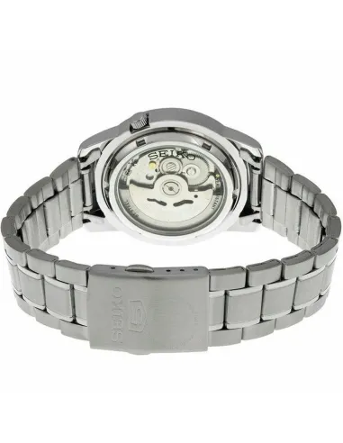 reloj automático hombre Seiko 5 SNKK25K1 37mm 30m WR correa de acero
