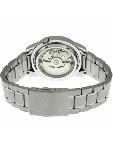 reloj automático hombre Seiko 5 SNKK25K1 37mm 30m WR correa de acero