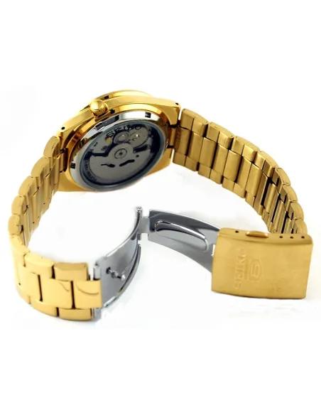 reloj automático unisex Seiko 5 SNKE06K1 36mm 50m WR correa de acero