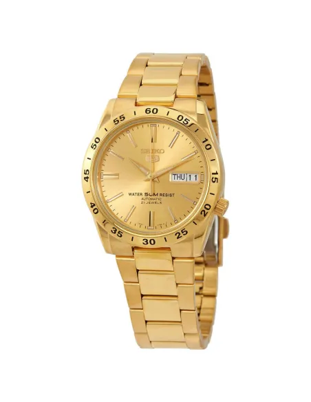 reloj automático unisex Seiko 5 SNKE06K1 36mm 50m WR correa de acero