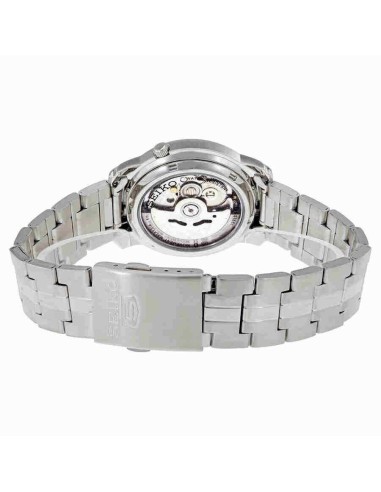 Reloj automático hombre Seiko 5 SNKK65K1 dial plata 38mm correa acero