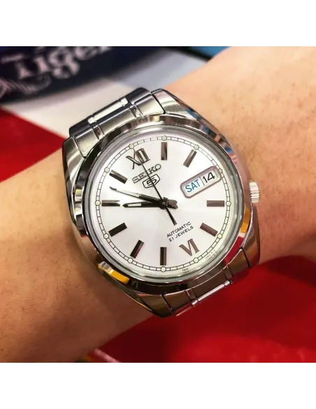reloj automático hombre Seiko 5 SNKL51K1 38mm correa de acero