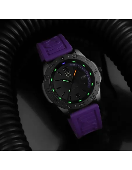 Luminox Pacific Divers  XS.3121.BO.TY.SET 44mm 200M WR Limited Edition  "Thank You for Your Service" cristal de zafiro