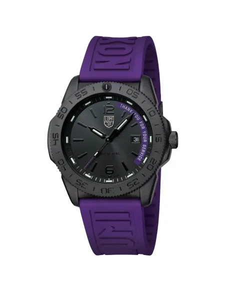 Luminox Pacific Divers  XS.3121.BO.TY.SET 44mm 200M WR Limited Edition  "Thank You for Your Service" cristal de zafiro