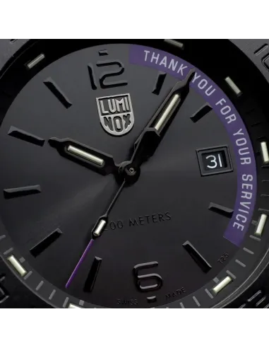 Luminox Pacific Divers  XS.3121.BO.TY.SET 44mm 200M WR Limited Edition  "Thank You for Your Service" cristal de zafiro