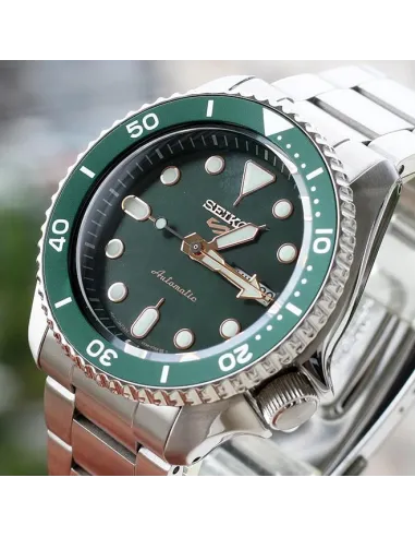 Seiko SKX Style SBSA013 MADE IN JAPAN JDM 42.5MM 100M WR ENGLISH-KANJI correa de acero JDM