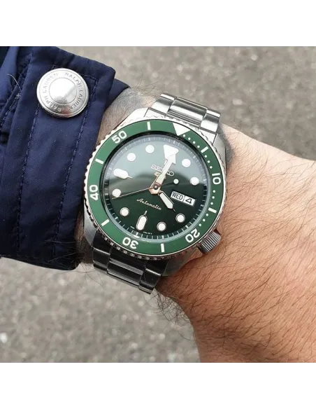 Seiko SKX Style SBSA013 MADE IN JAPAN JDM 42.5MM 100M WR ENGLISH-KANJI correa de acero JDM