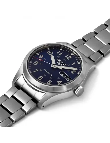 Seiko 5 Sports SBSA113  MADE IN JAPAN JDM 39,4mm 100M WR ENGLISH-KANJI correa de acero JDM