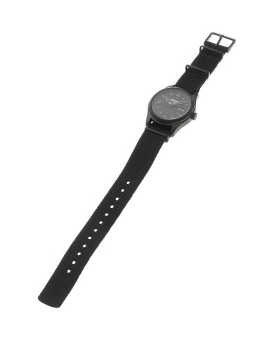 Seiko 5 Sports SBSA167 Stealth Black  MADE IN JAPAN JDM 39,4mm 100M WR ENGLISH-KANJI correa de tela JDM (