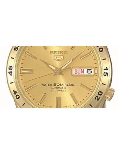 reloj automático unisex Seiko 5 SNKE06K1 36mm 50m WR correa de acero
