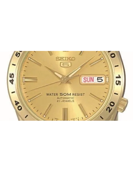 reloj automático unisex Seiko 5 SNKE06K1 36mm 50m WR correa de acero